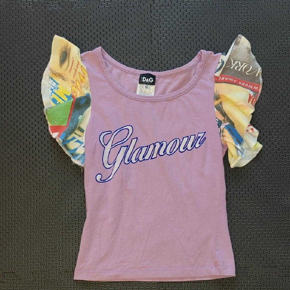 ❤️‍🔥🔥STORE CLOSE THIS WEEK😱 D&G Lavender Glamour Tee